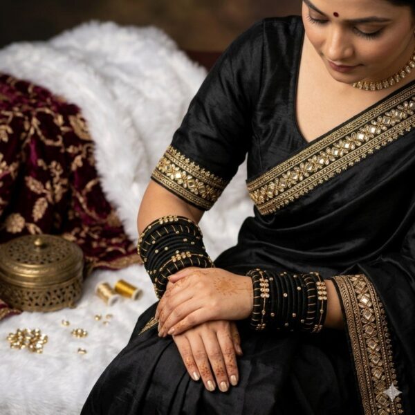 avusan | Set of 10 Premium Handmade Cotton Thread Bangles | Size 2.6